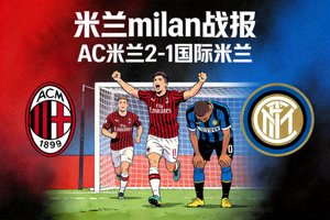 米兰milan战报 AC米兰2-1国际米兰